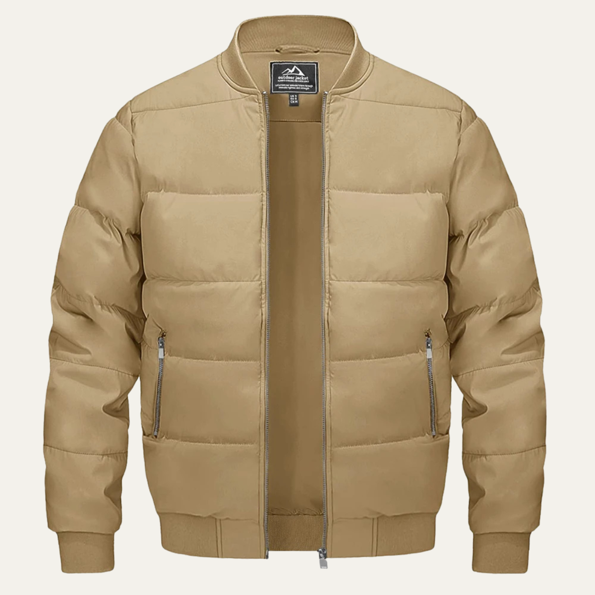 Slim Fit Quilted Men's Puffer Coat