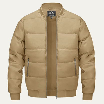 Slim Fit Quilted Men's Puffer Coat