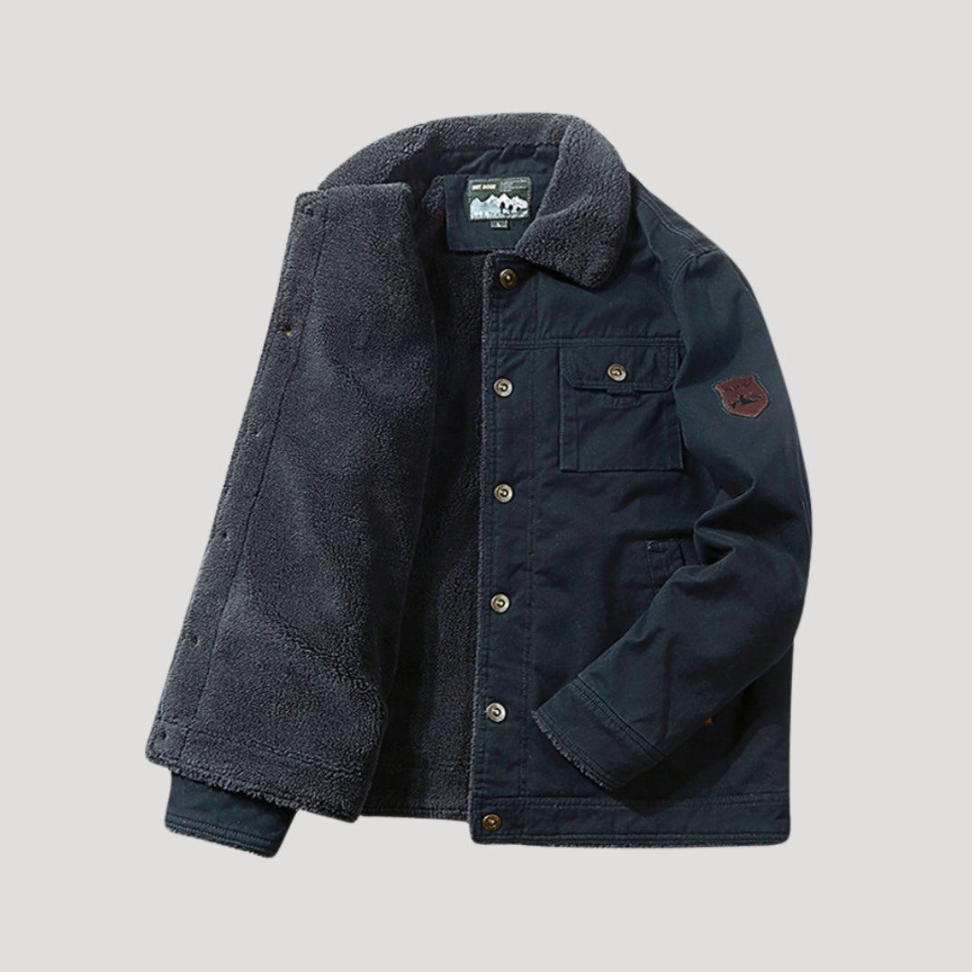 Warm Insulated Mens Work Coat - OutfitLondon
