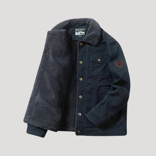 Warm Insulated Mens Work Coat - OutfitLondon
