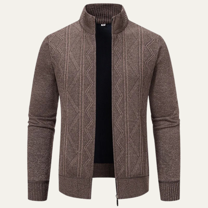 Warm Men's Crew Neck Winter Knit Sweater