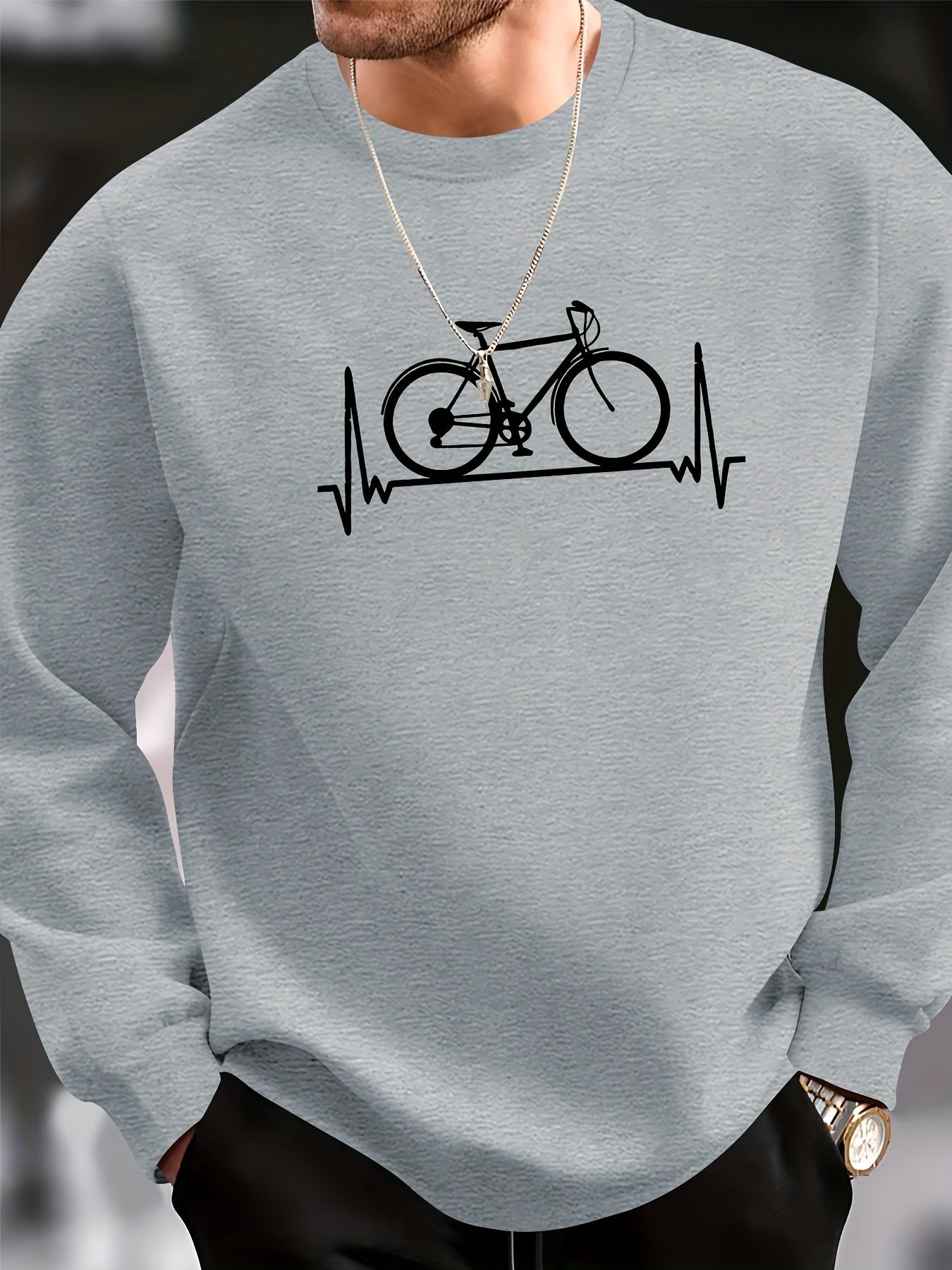 Warm Winter Cycling Graphic Hoodie
