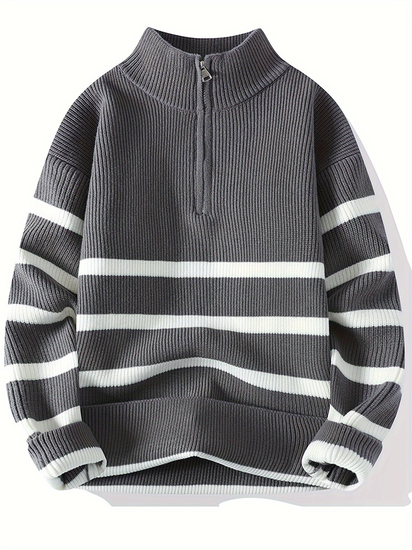Cozy Classic Stripe Knit Sweater