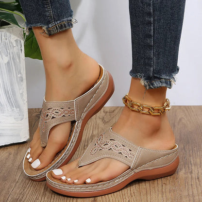 2023 Soft Bottom Massage Orthopedic Flip-Flops