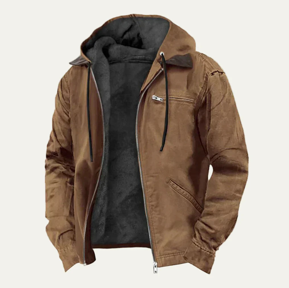 Durable Insulated Canvas Work Coat for Men