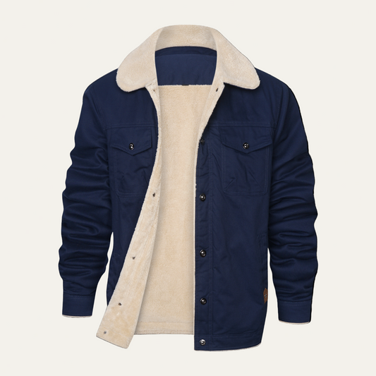 Warm Waterproof Work Button Down Jacket - OutfitLondon