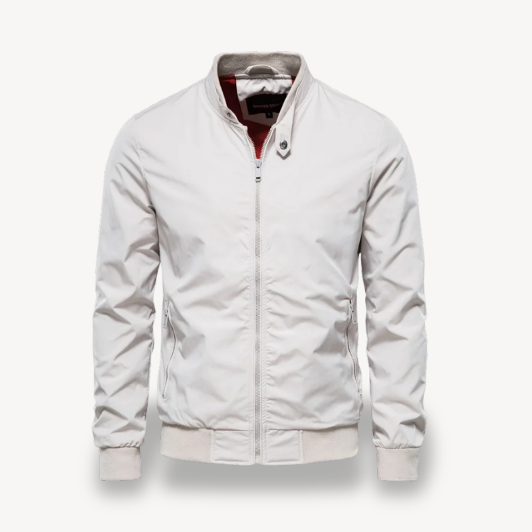Men's Classic Zip Up Slim Jacket - OutfitLondon