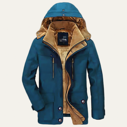 Men's Quilted Patterned Bomber Jacket - OutfitLondon