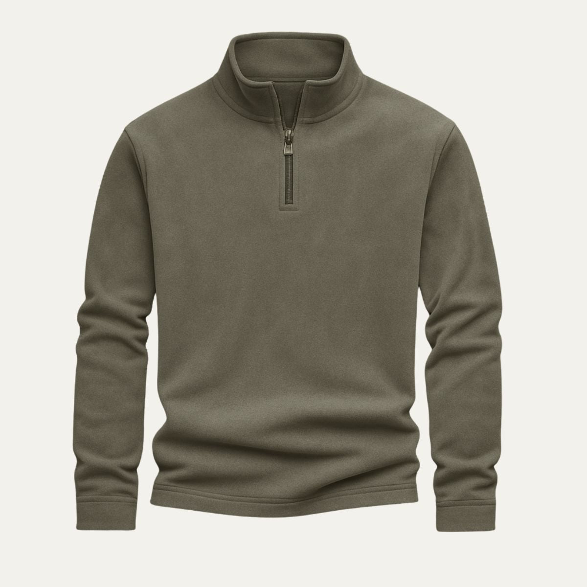 Warm Fleece Quarter Zip Mens Jacket - OutfitLondon