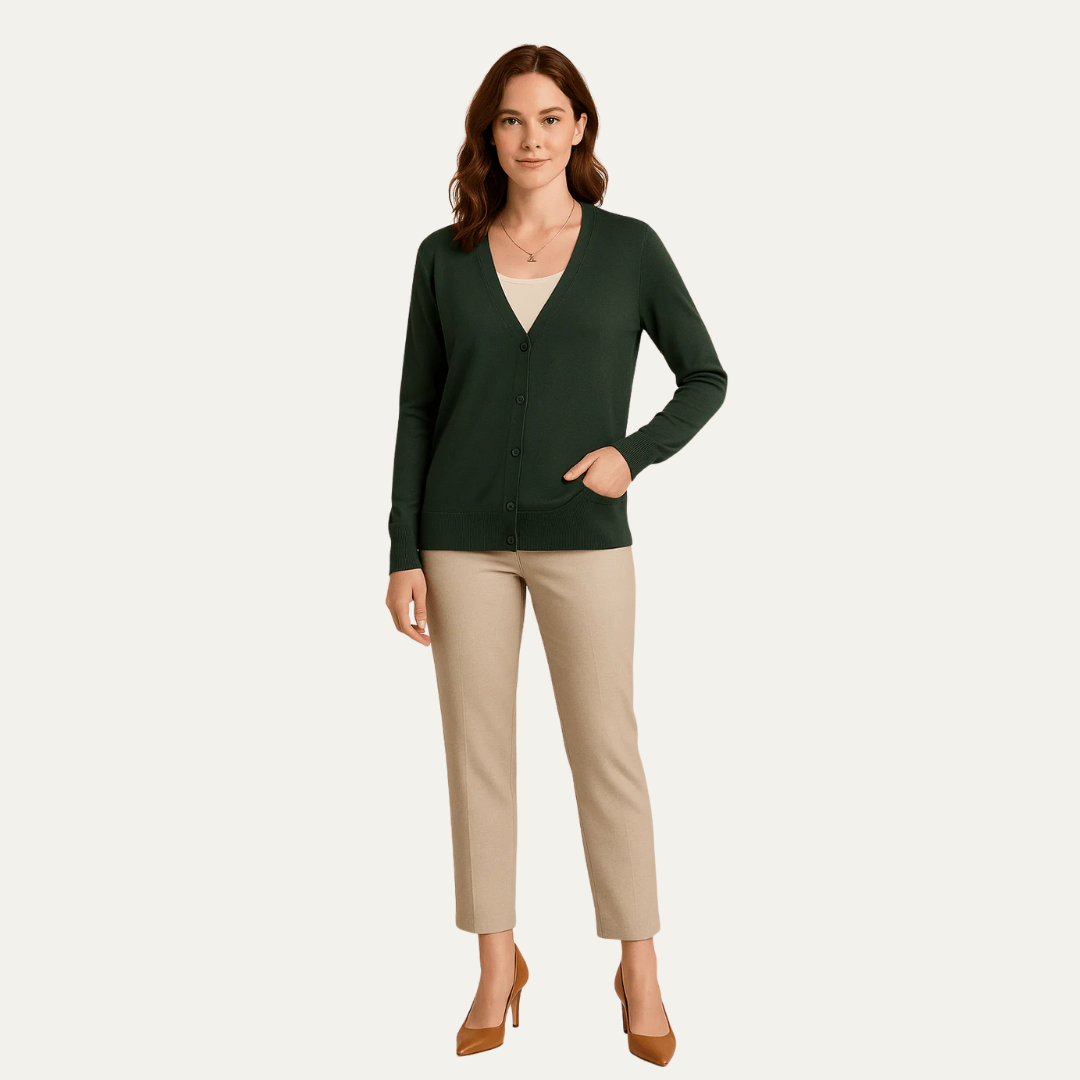Women's Simple Open Front Sweater