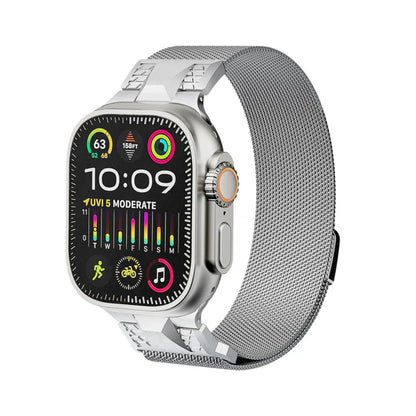 Strong Adjustable Apple Watch Metal Band - OutfitLondon