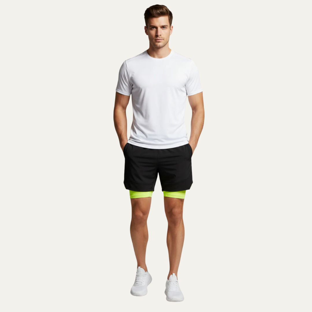 Men's Athletic Moisture Wicking Running Shorts