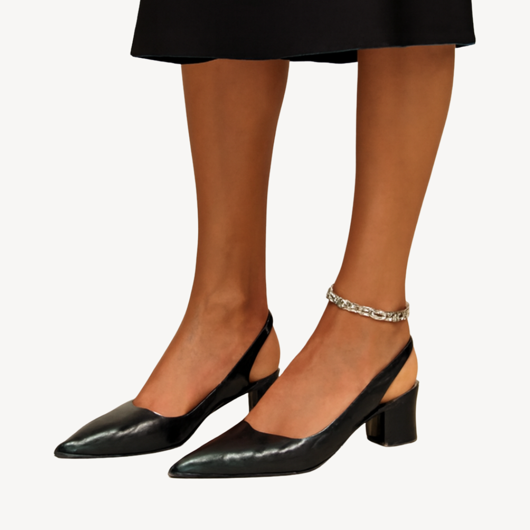 Comfortable Ladies Leather High Heels