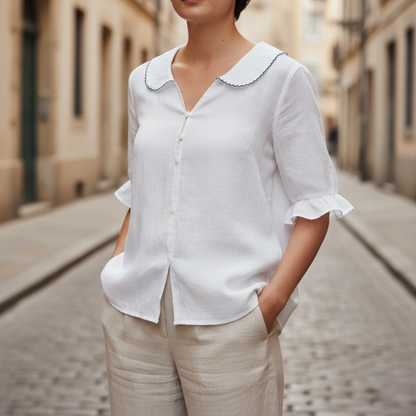 Ladies Classic Relaxed Fit Summer Shirt