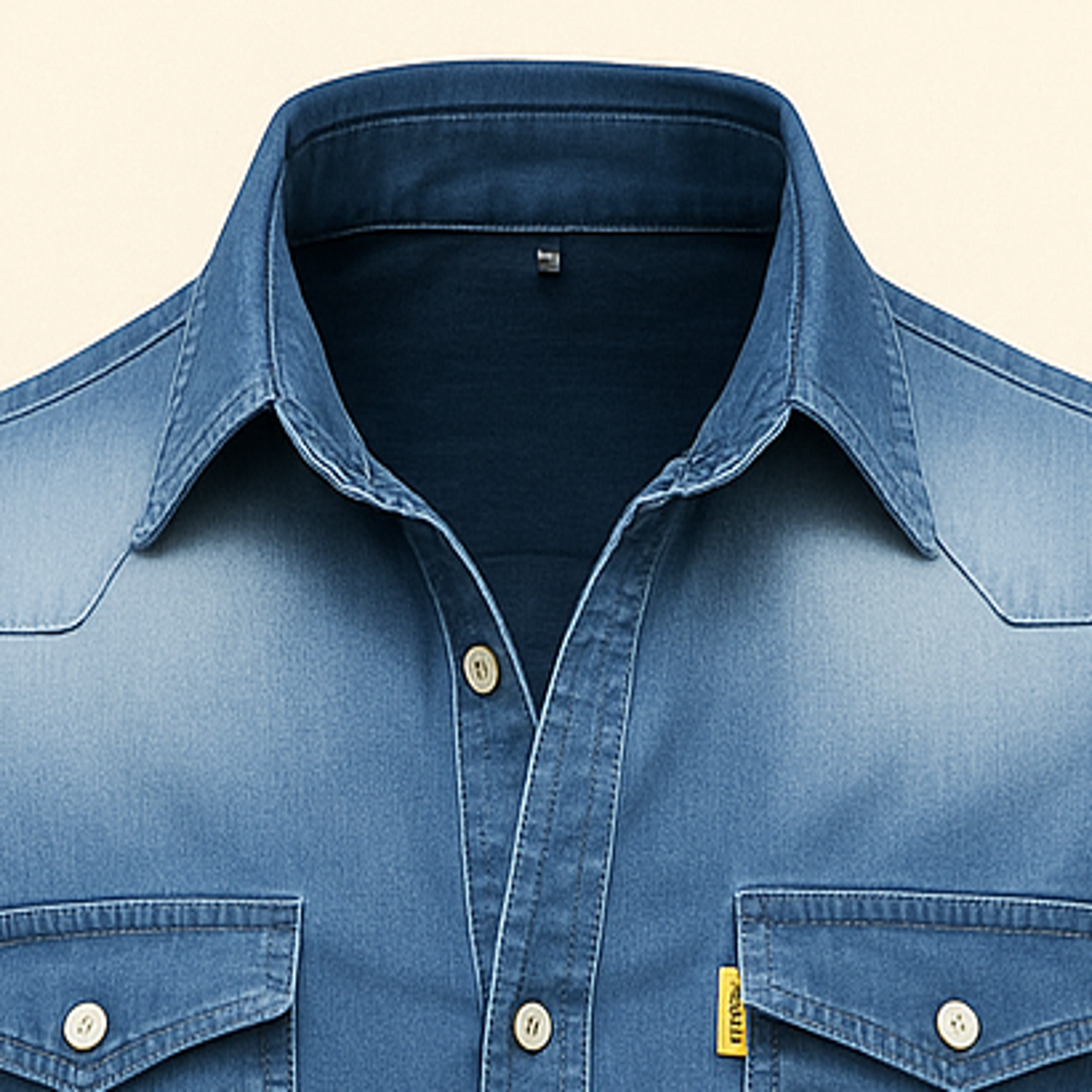 Classic Blue Jeans Shirt for Men