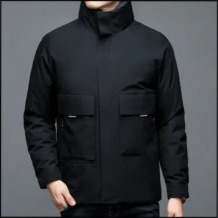 Warm Waterproof Down Parka for Men and Women - OutfitLondon