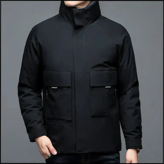 Warm Waterproof Down Parka for Men and Women - OutfitLondon