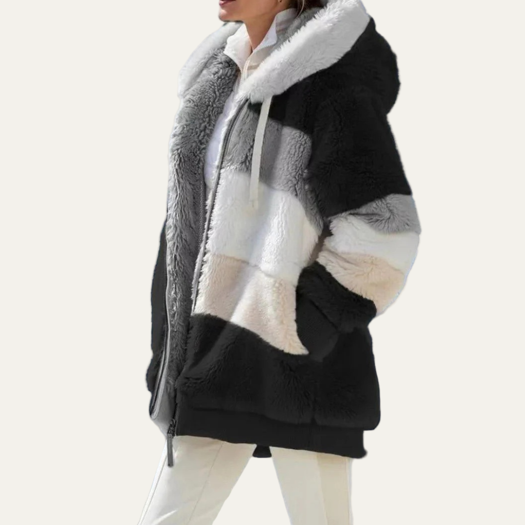 Soft Women's Plush Fleece Coat - OutfitLondon