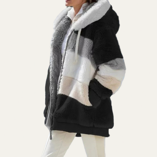 Soft Women's Plush Fleece Coat - OutfitLondon