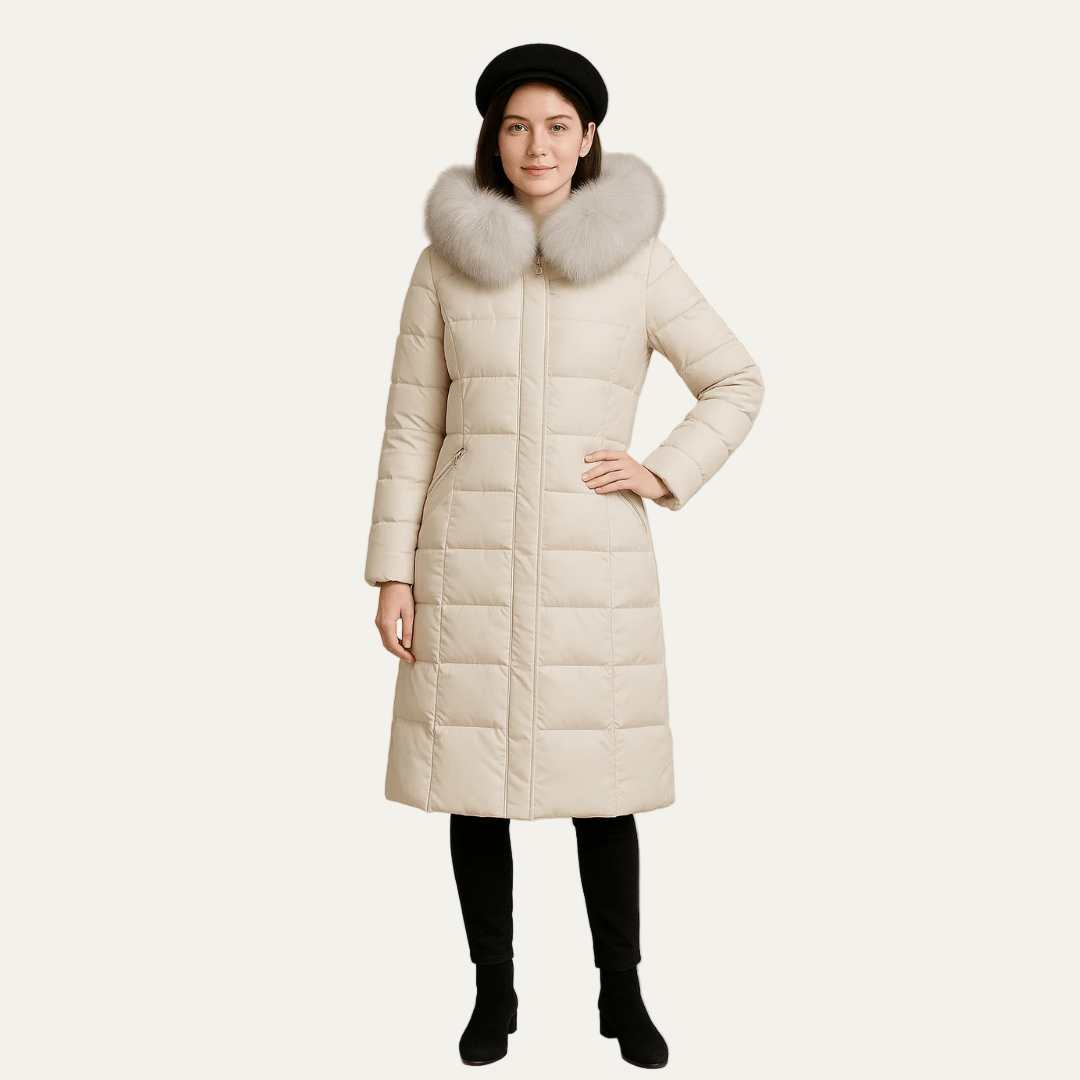 Ladies Warm Fake Fur Parka Jacket Coat