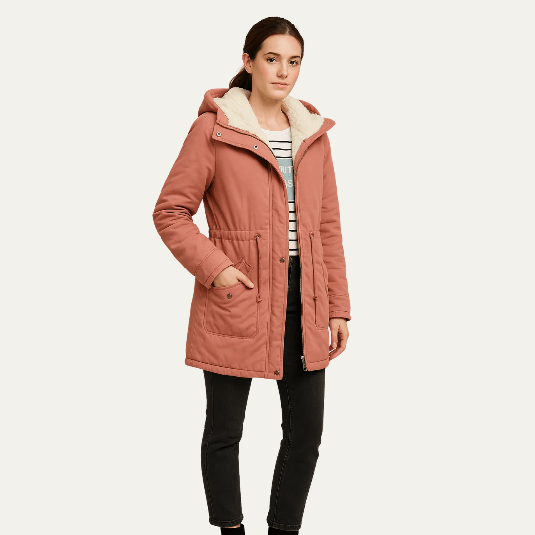 Ladies Long Waterproof Winter Coat - OutfitLondon
