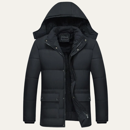 Warm Waterproof Insulated Men's Winter Parka Coat - OutfitLondon