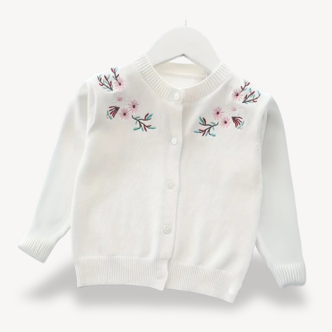Cute Knit Button Cardigan for Kids - OutfitLondon