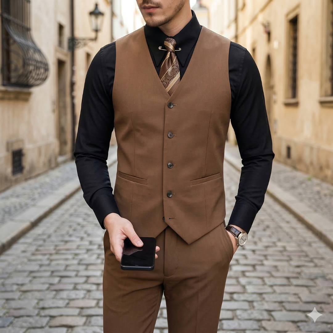 Tailored Fit Men's Formal Vest