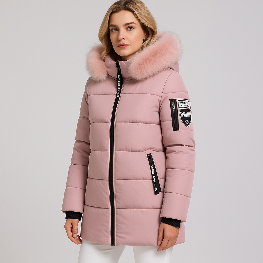 Warm Oversized Puffer Coat for Women - OutfitLondon
