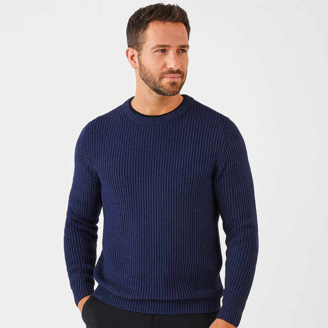 Classic Fit Men's Crew Sweater - OutfitLondon