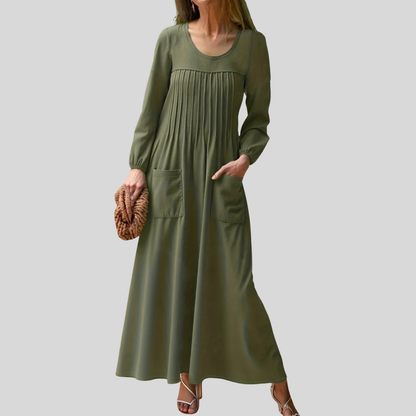 Beautiful Women's Long Sleeve Gown - OutfitLondon