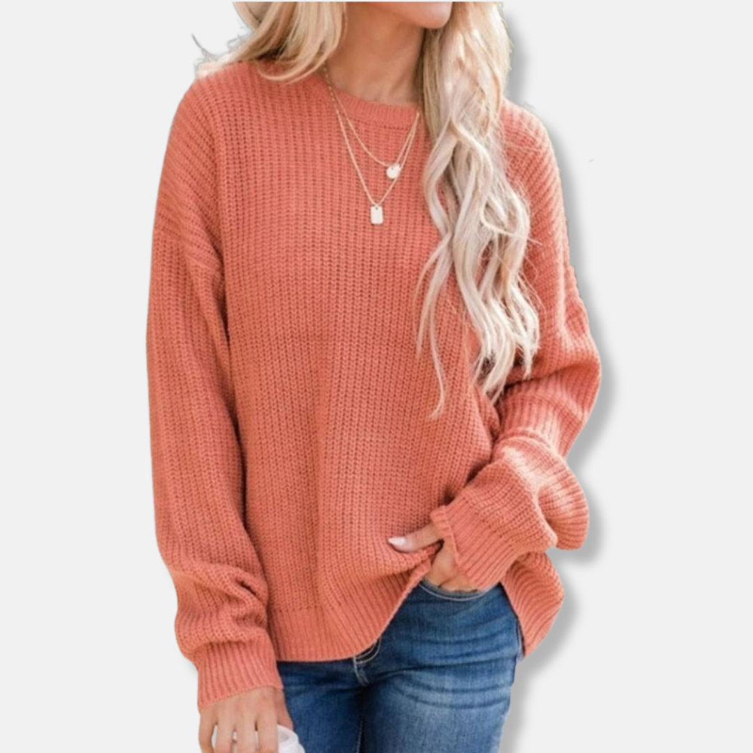 Soft Women's Long Sleeve Wool Sweater - OutfitLondon