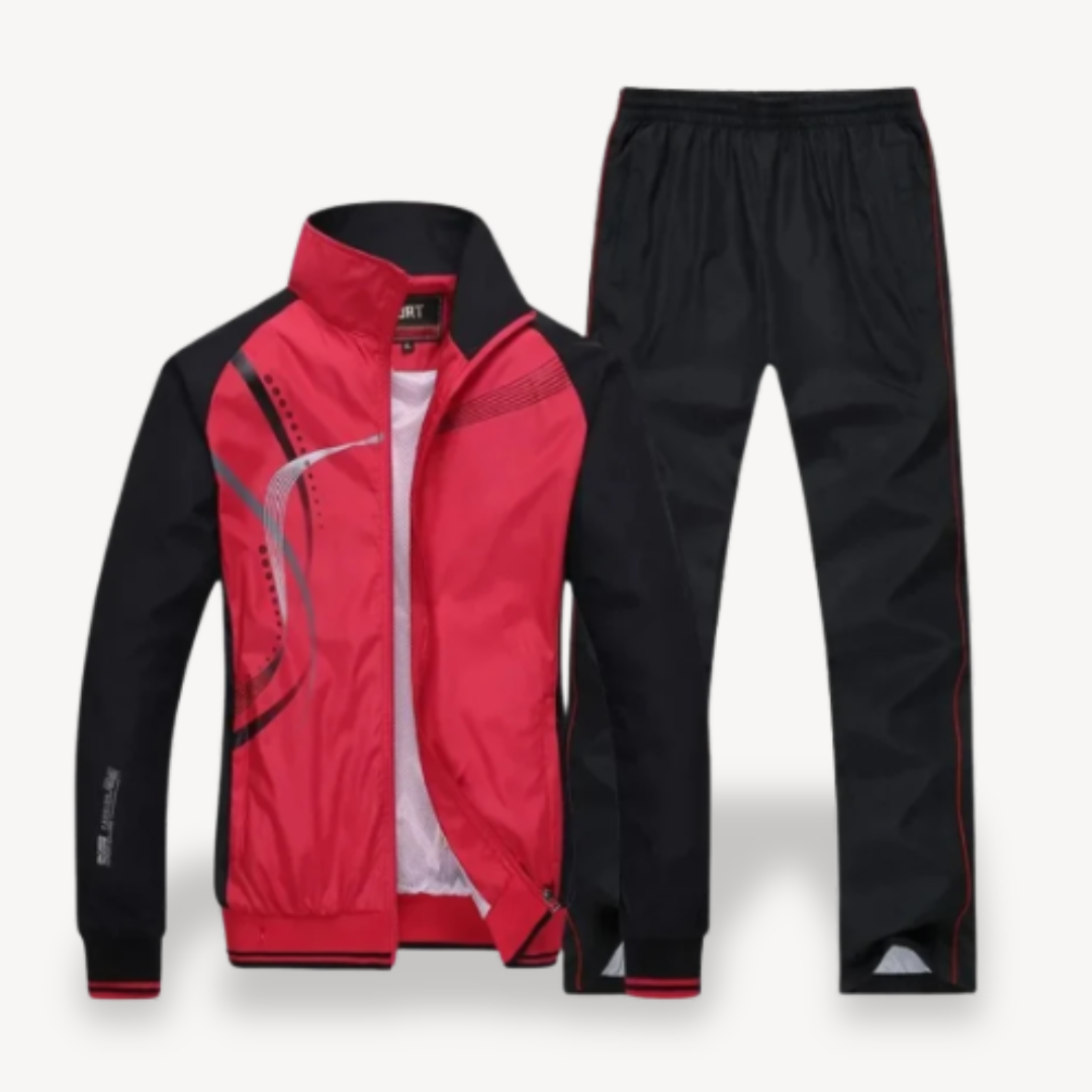 Athletic Sports Jacket and Pant Set