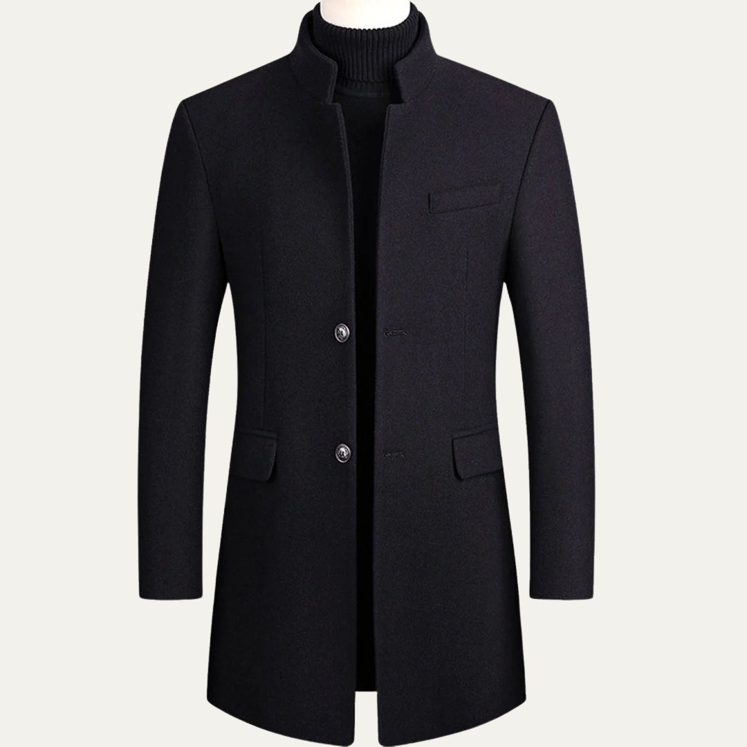 Classic Fit Overcoat for Men