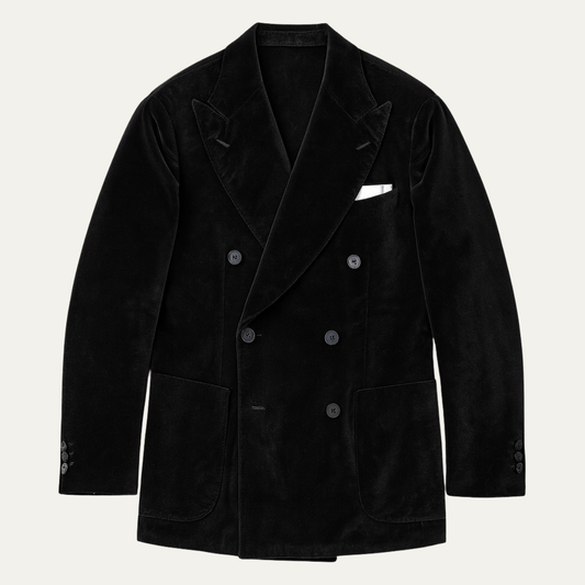 Luxurious Mens Velvet Formal Tuxedo Jacket - OutfitLondon