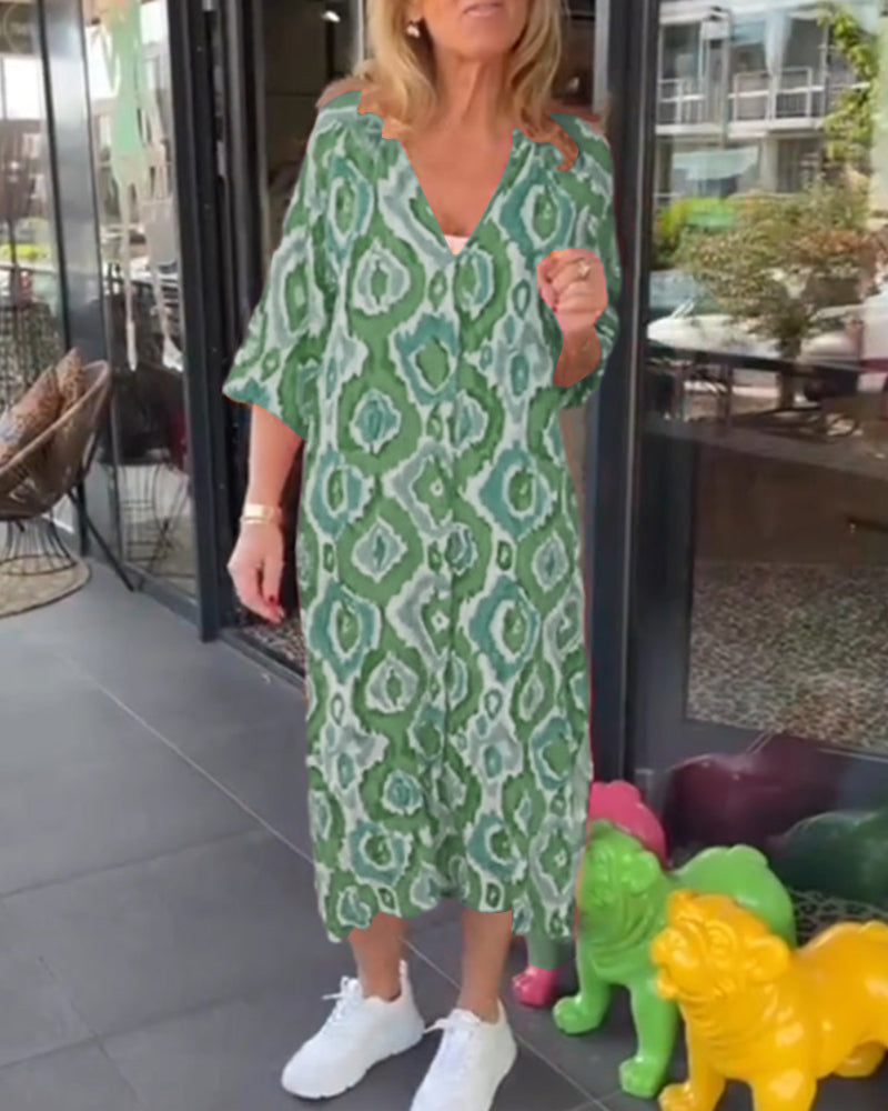 Women's Flowy Floral Sundress for Summer