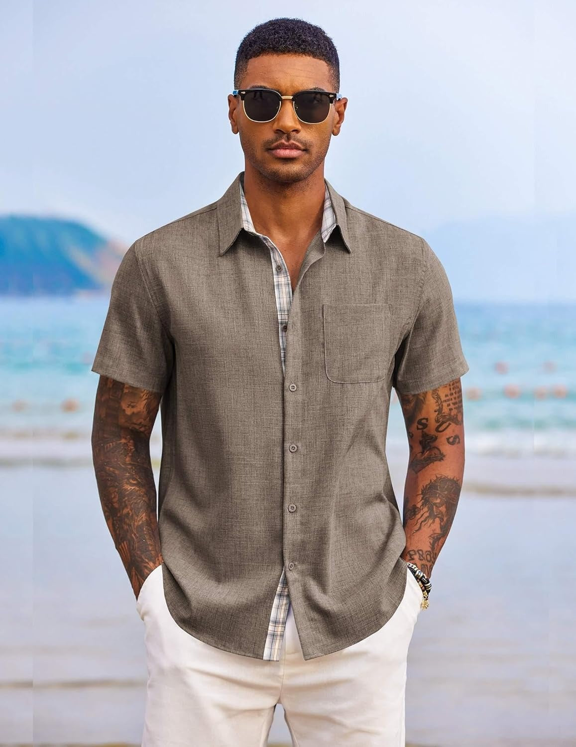 Relaxed Fit Summer Beach Shirt