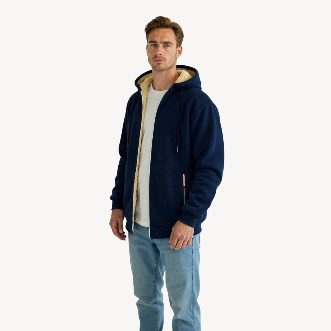 Warm Cozy Men's Hooded Sweatshirt