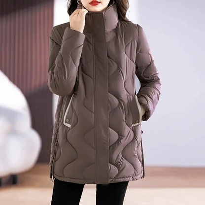 Cosy Insulated Ladies Winter Parka Coat - OutfitLondon