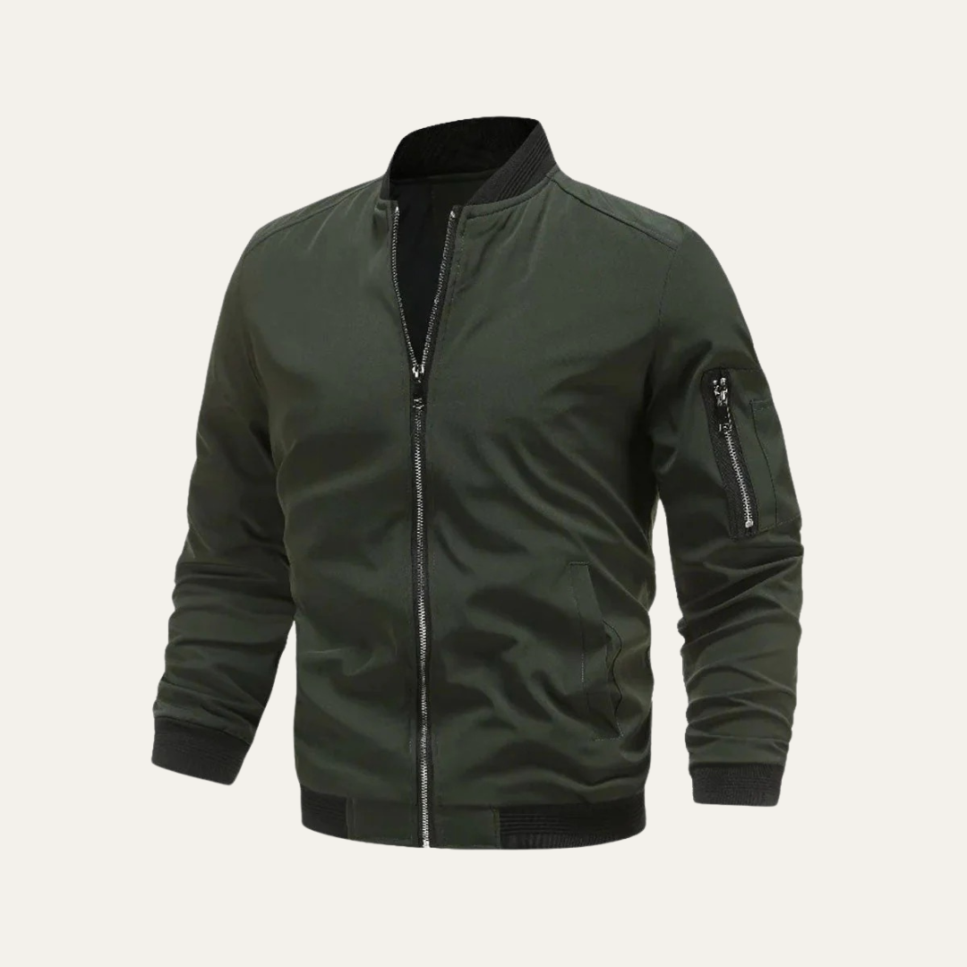 Men's Vintage Style Bomber Jacket