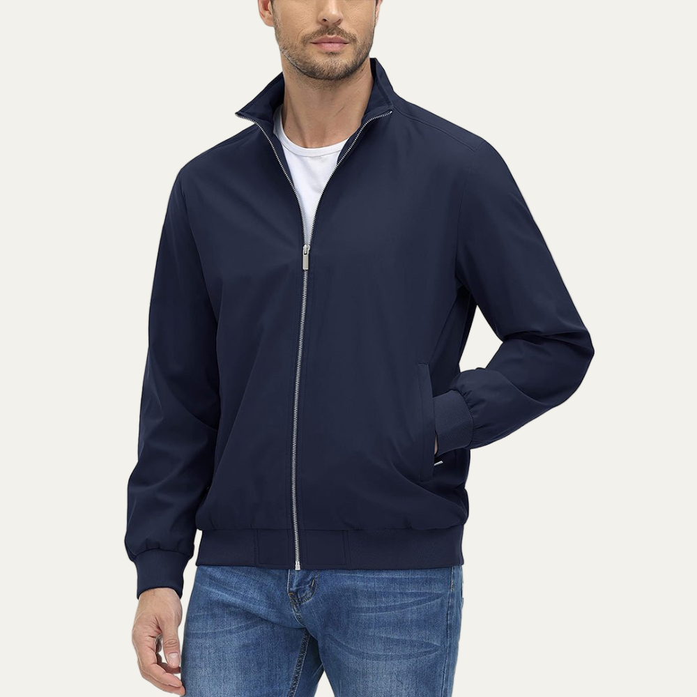 Casual Classic Mens Harrington Coat - OutfitLondon