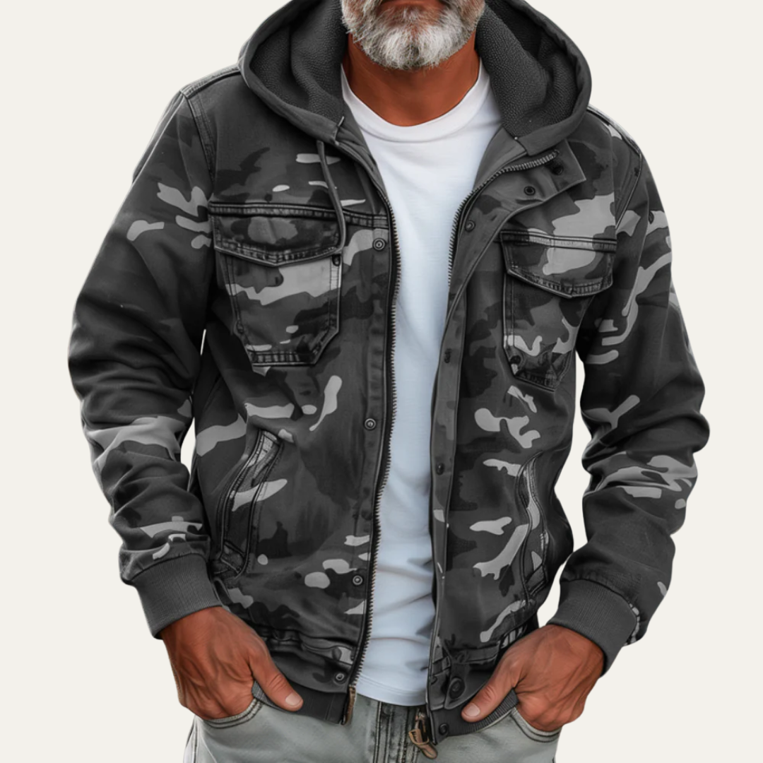 Men's Waterproof Hooded Work Jacket