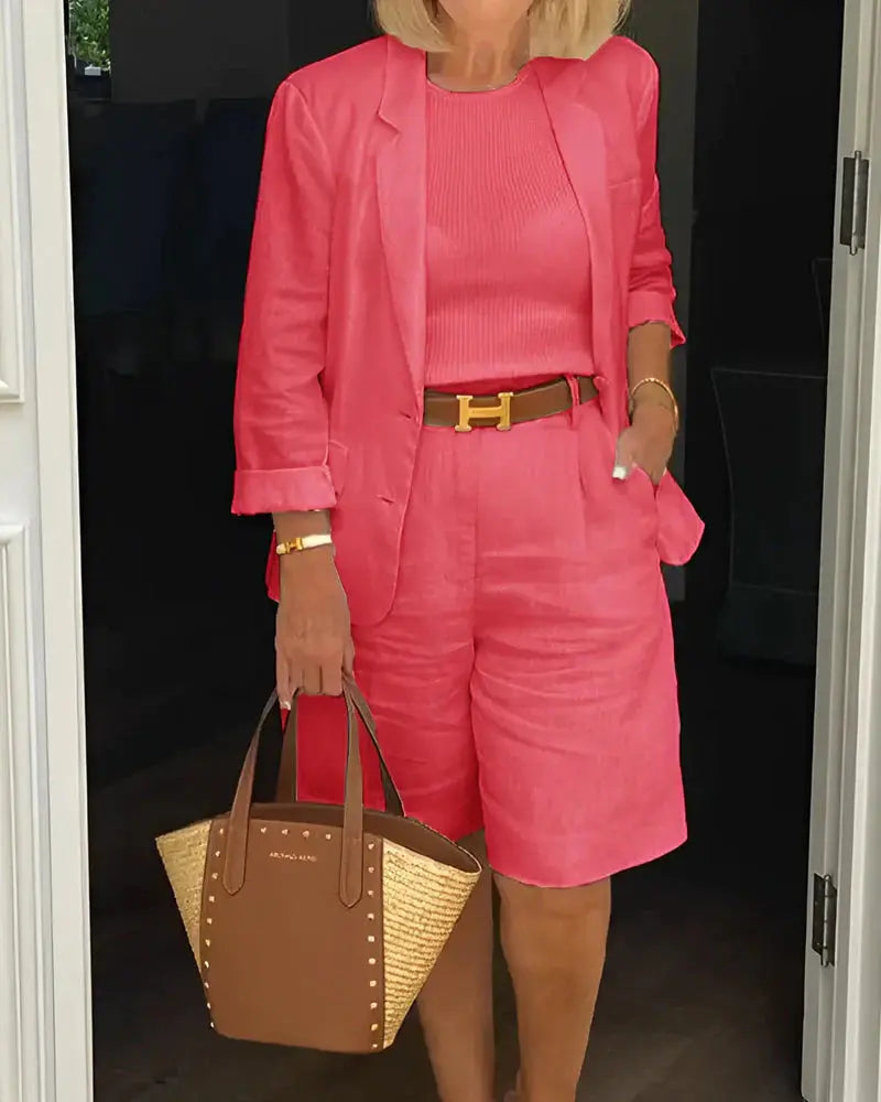 Chic 2 Piece Women's Suit Set