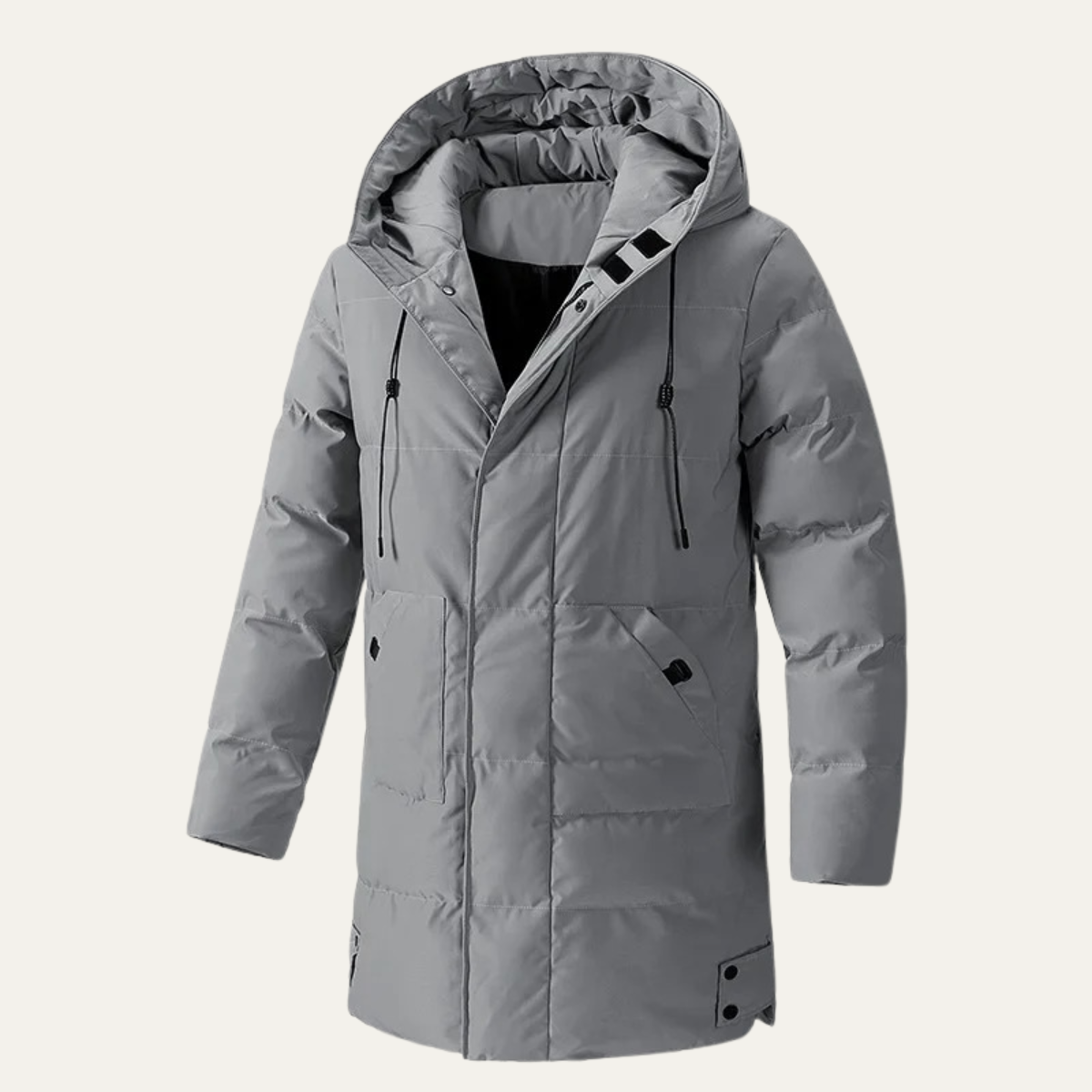 Warm Men's insulated Long Parka Winter Coat - OutfitLondon