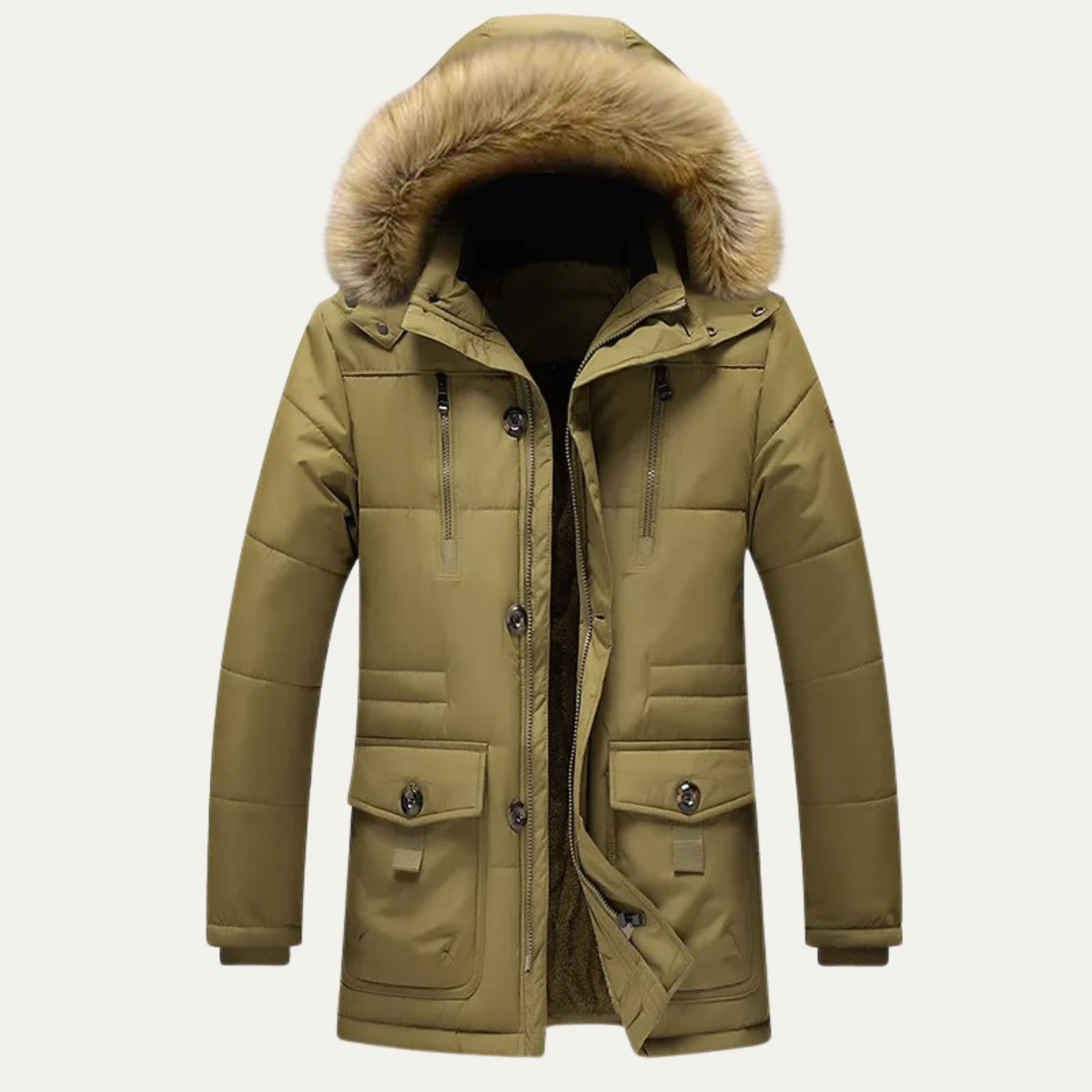 Waterproof Insulated Men's Winter Parka Coat