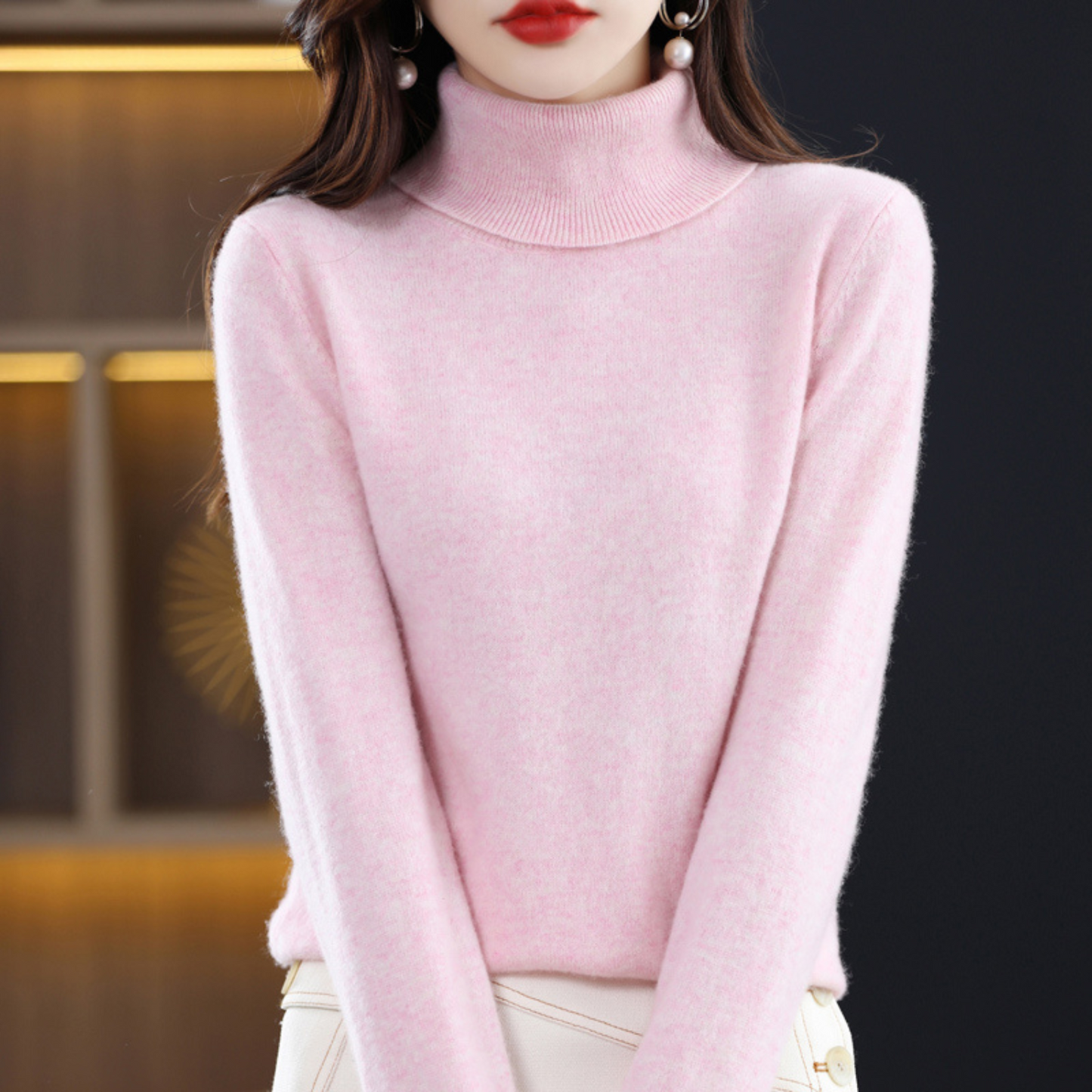 Soft Premium Women's Turtleneck Sweater