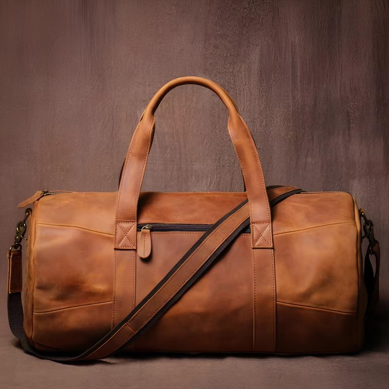 Classic Travel Duffel Bag with Zipper Closure - OutfitLondon