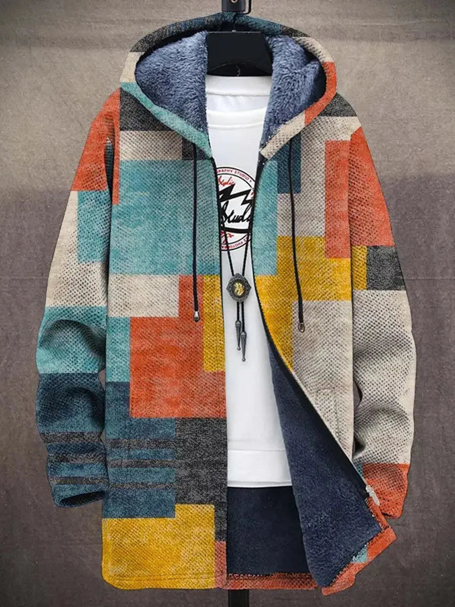 Elegant Graphic Print Cardigan