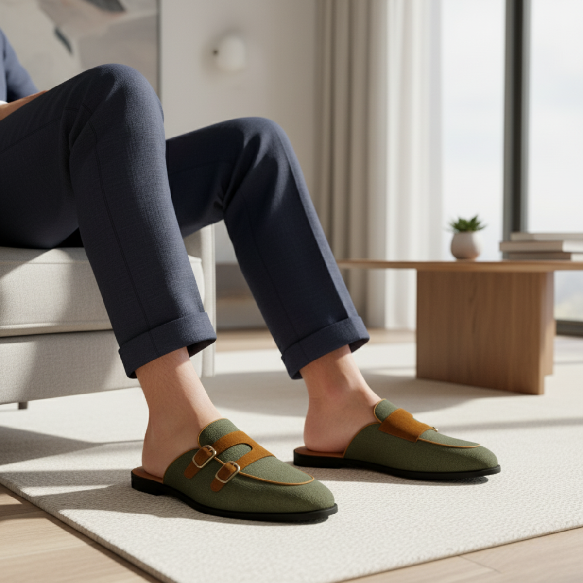 Casual Canvas Slip On Men's Loafers Shoes