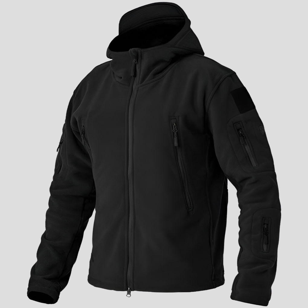Warm Water Resistant Mens Fleece Coat - OutfitLondon